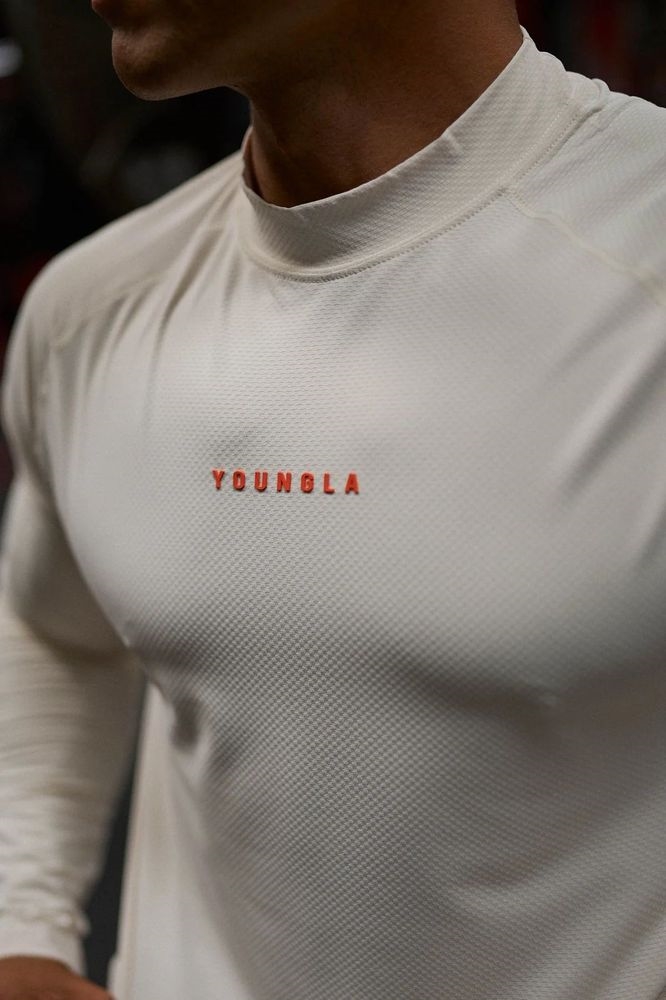 YoungLA Supervillain Compression Shirt White Medium