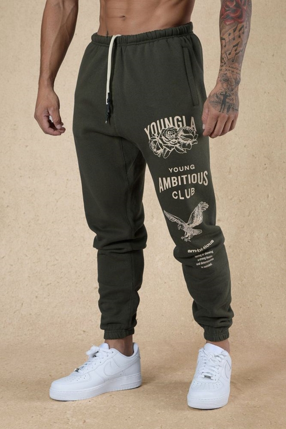 The feeling when the pump cover comes off >>> . New YoungLA drop is  live💪🏼 . The all new 230 - GIN N JUICE Joggers (new colours) 5